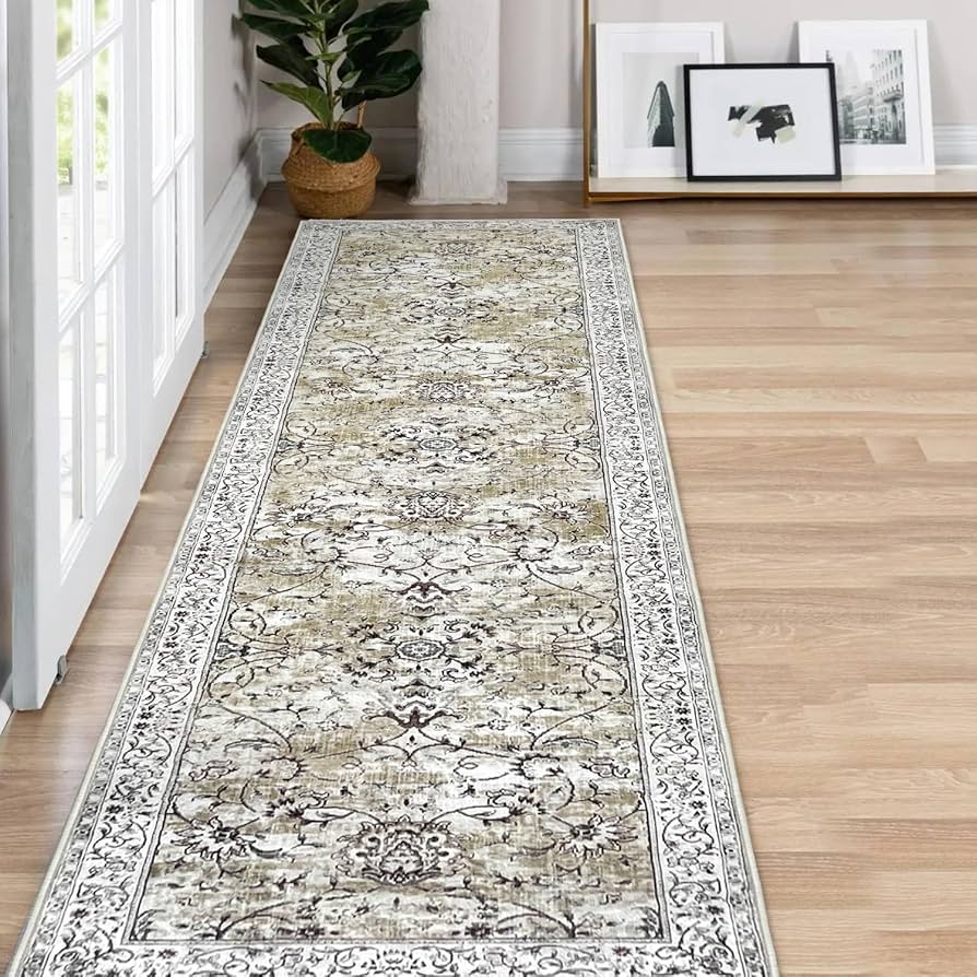 * vintage runner ୨୧ 聖ルチア * テーブルランナー クロス Amazon.com: Vintage Cross Flower Gold Kitchen Runner Rug
